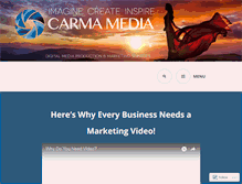 Tablet Screenshot of carmamedia.com